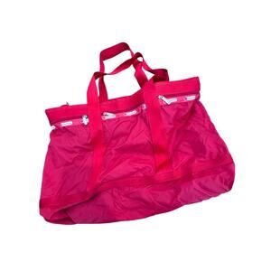LeSportsac Women's Red Shoulder Straps Beach Tote Bag